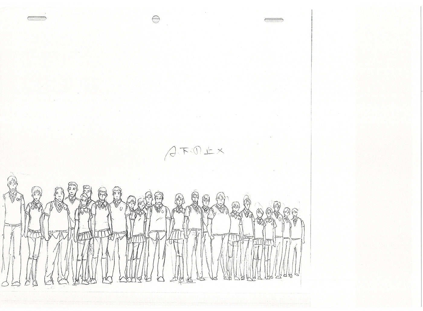 Bleach Anime TWO Production Animation Photocopies Manga Kubo 2004-12 A-003