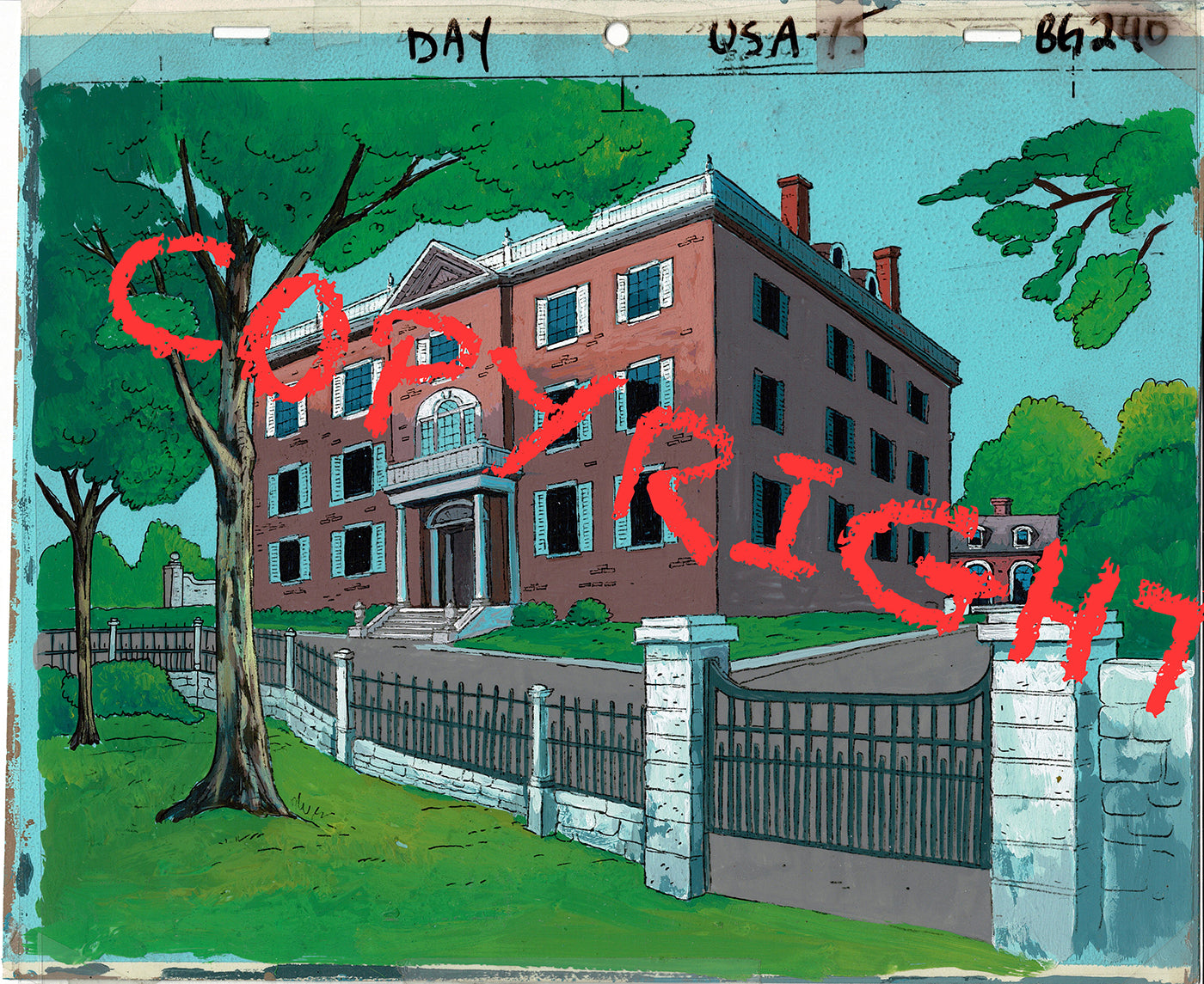 Archie Riverdale Hand-Painted Original Cartoon Background Filmation 1968-1978 A-10