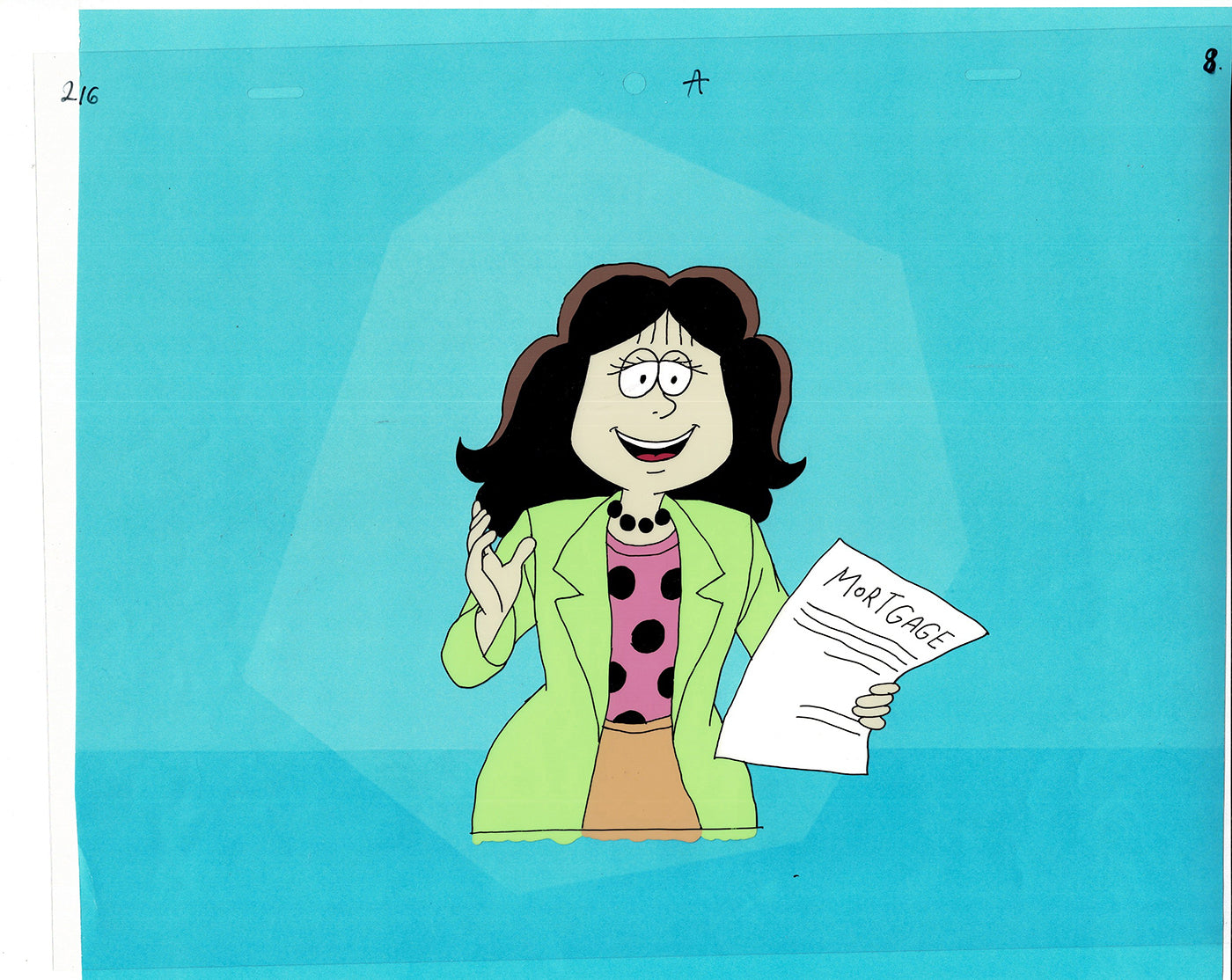 First Hawaiian Bank Commercial Production Animation Cel 2000s AB-10