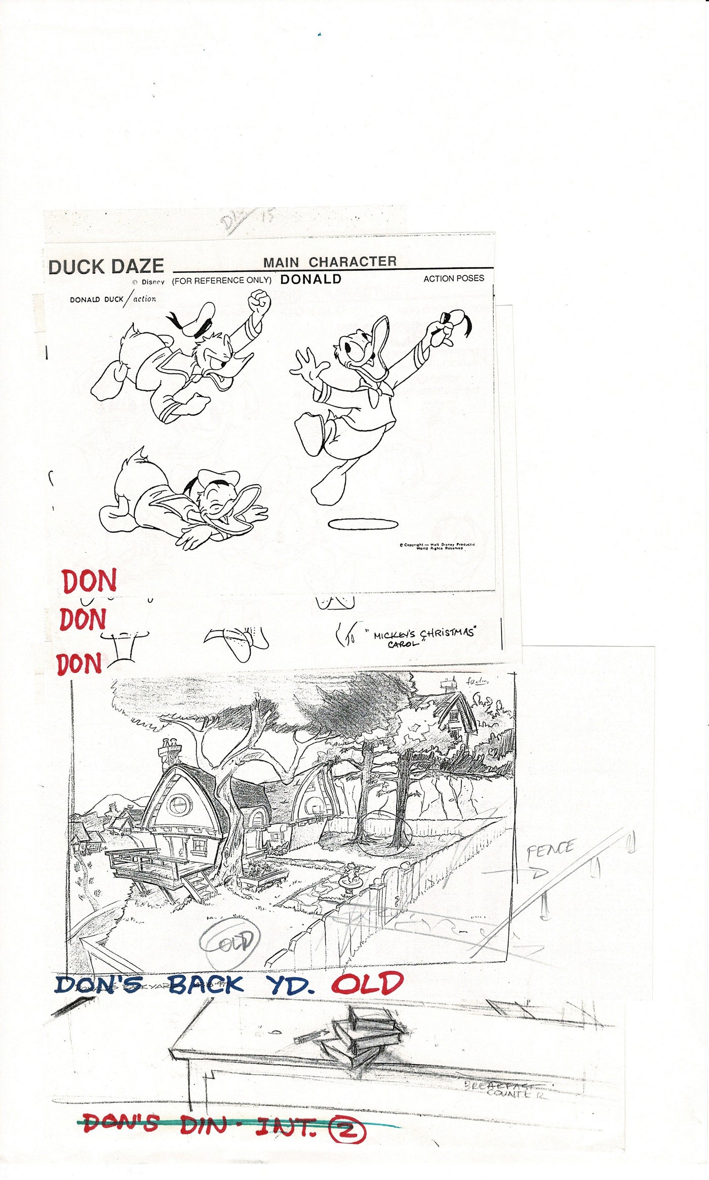 Ducktales Disney TV Production Model Copy Flipper from Animator Wendell Washer's Estate 1989 10