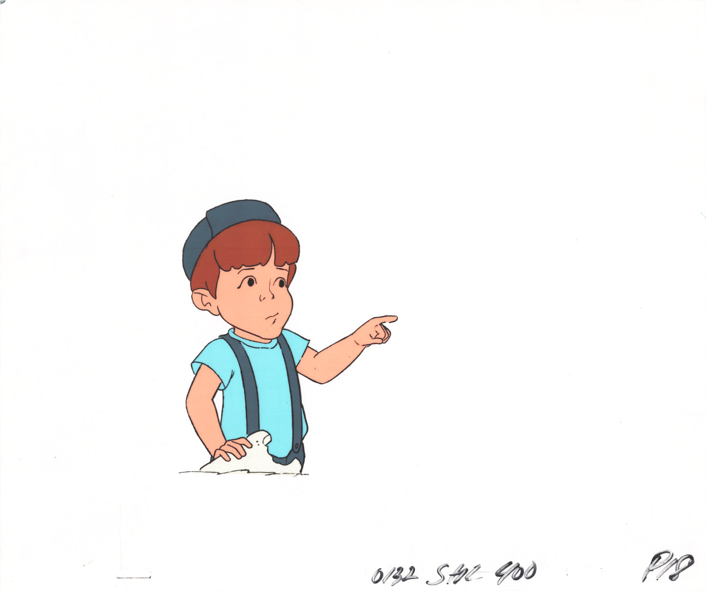 Little Rascals Original Production Animation Cel Hanna Barbera 1982-83 A-11