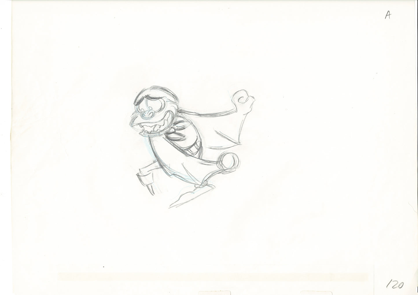 The Great Mouse Detective Fidget the Bat Walt Disney Production Animation Drawing 1986 A120