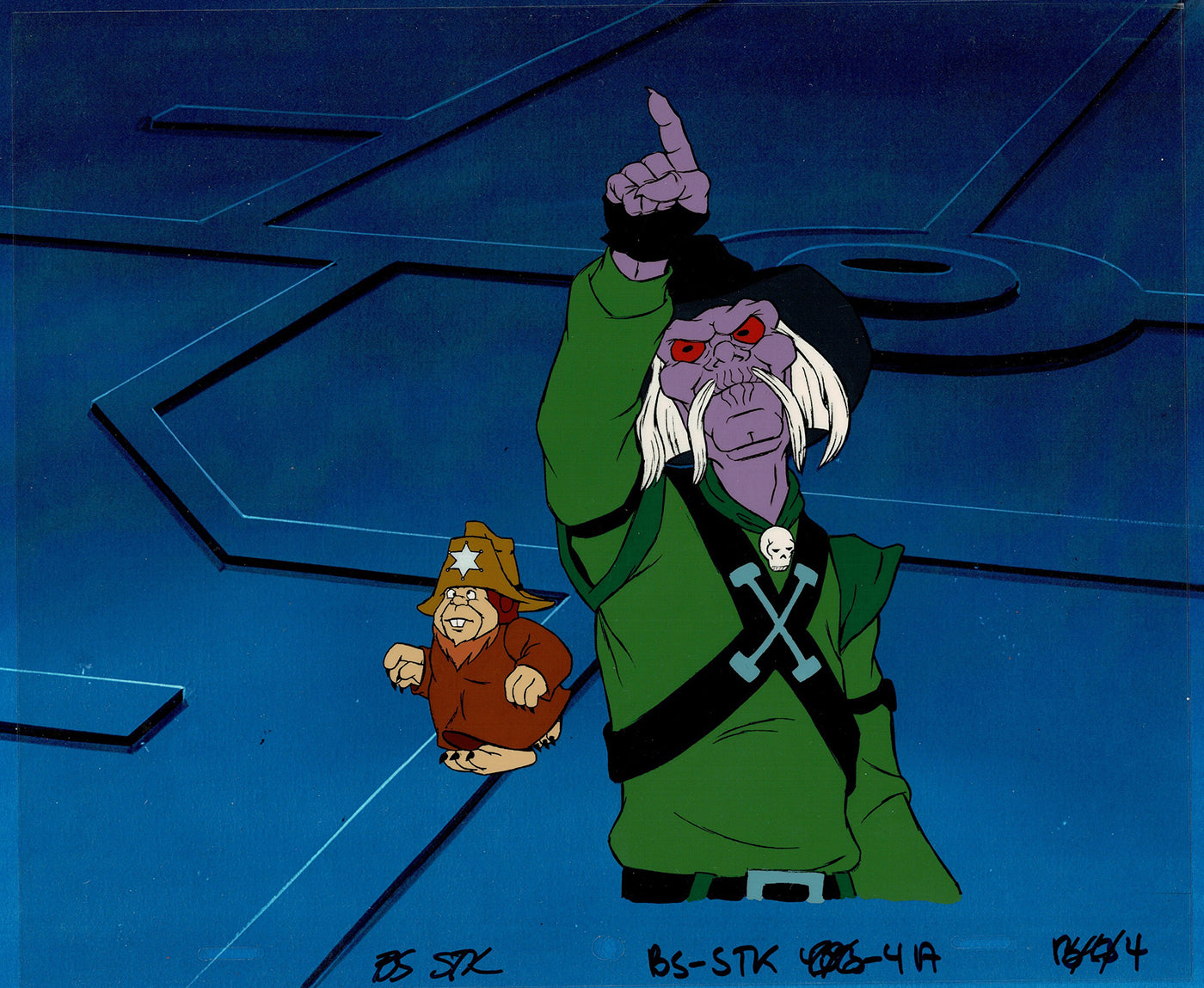 Bravestarr Animation Cartoon Production Cel n Draw Filmation 1987-8 J-12