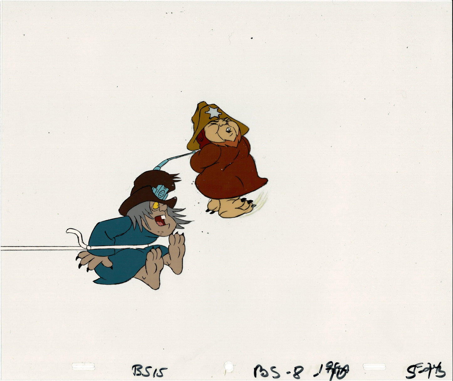 Bravestarr Animation Cartoon Production Cel n Draw Filmation 1987-8 H-12