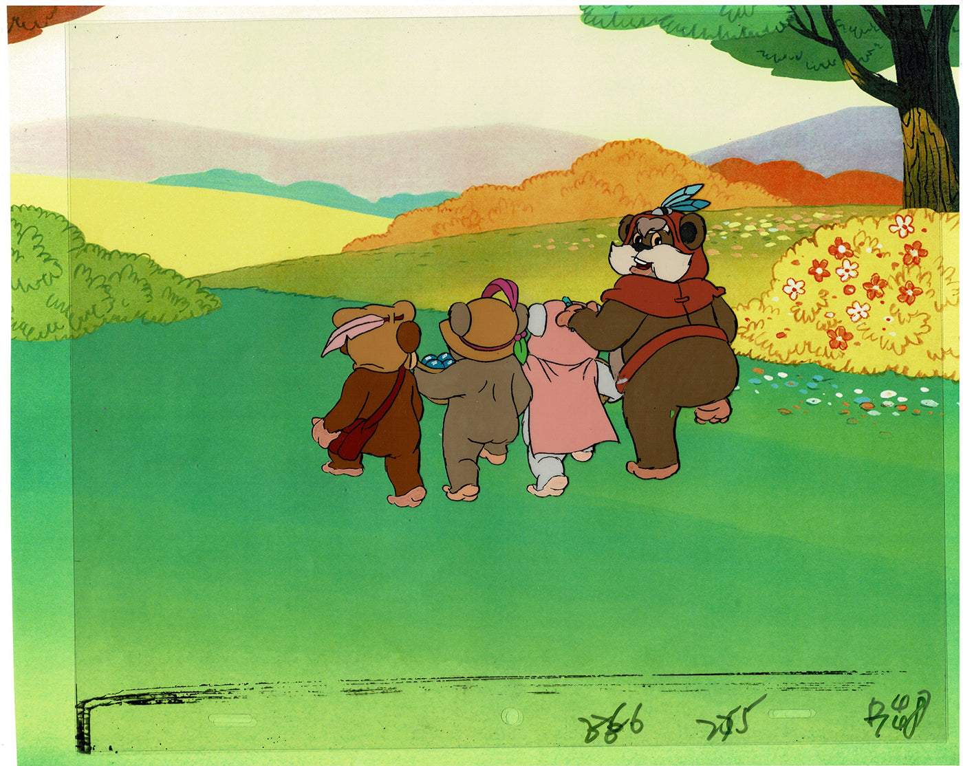 Star Wars: Ewoks Original Production Animation Cel (s) from Lucasfilm F-13