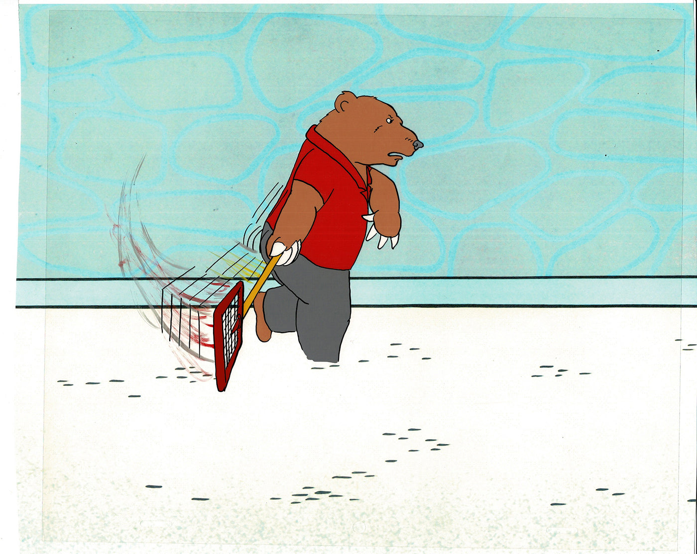 Bear and the Fly Cel and Drawing Production Animation Book by Paula Winter Cartoon by Daniel Ivanick 1985 B-13