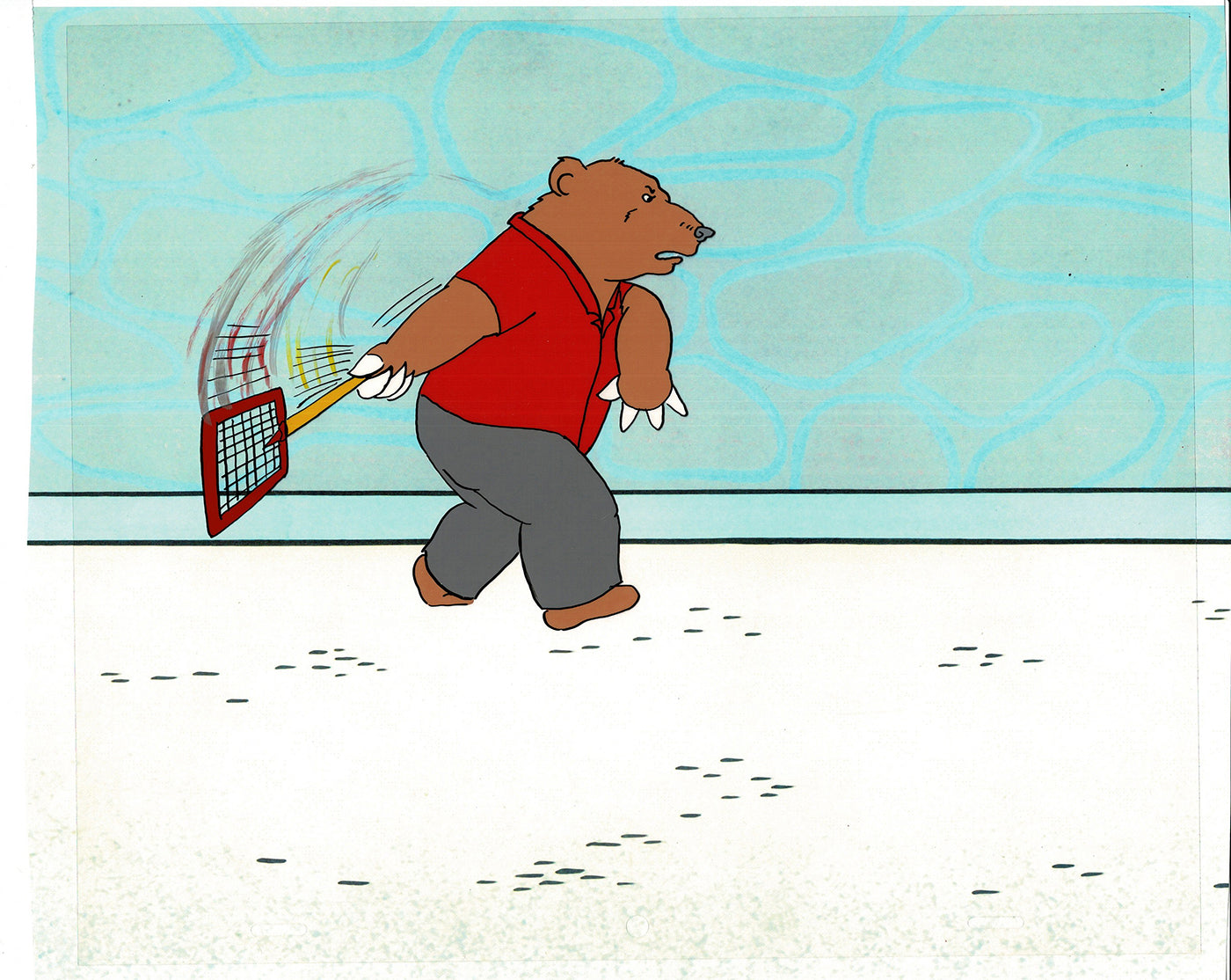 Bear and the Fly Cel and Drawing Production Animation Book by Paula Winter Cartoon by Daniel Ivanick 1985 B-14