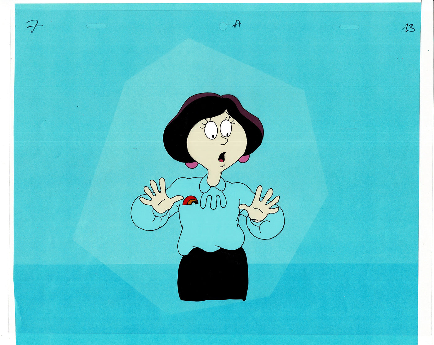 First Hawaiian Bank Commercial Production Animation Cel 2000s AB-15