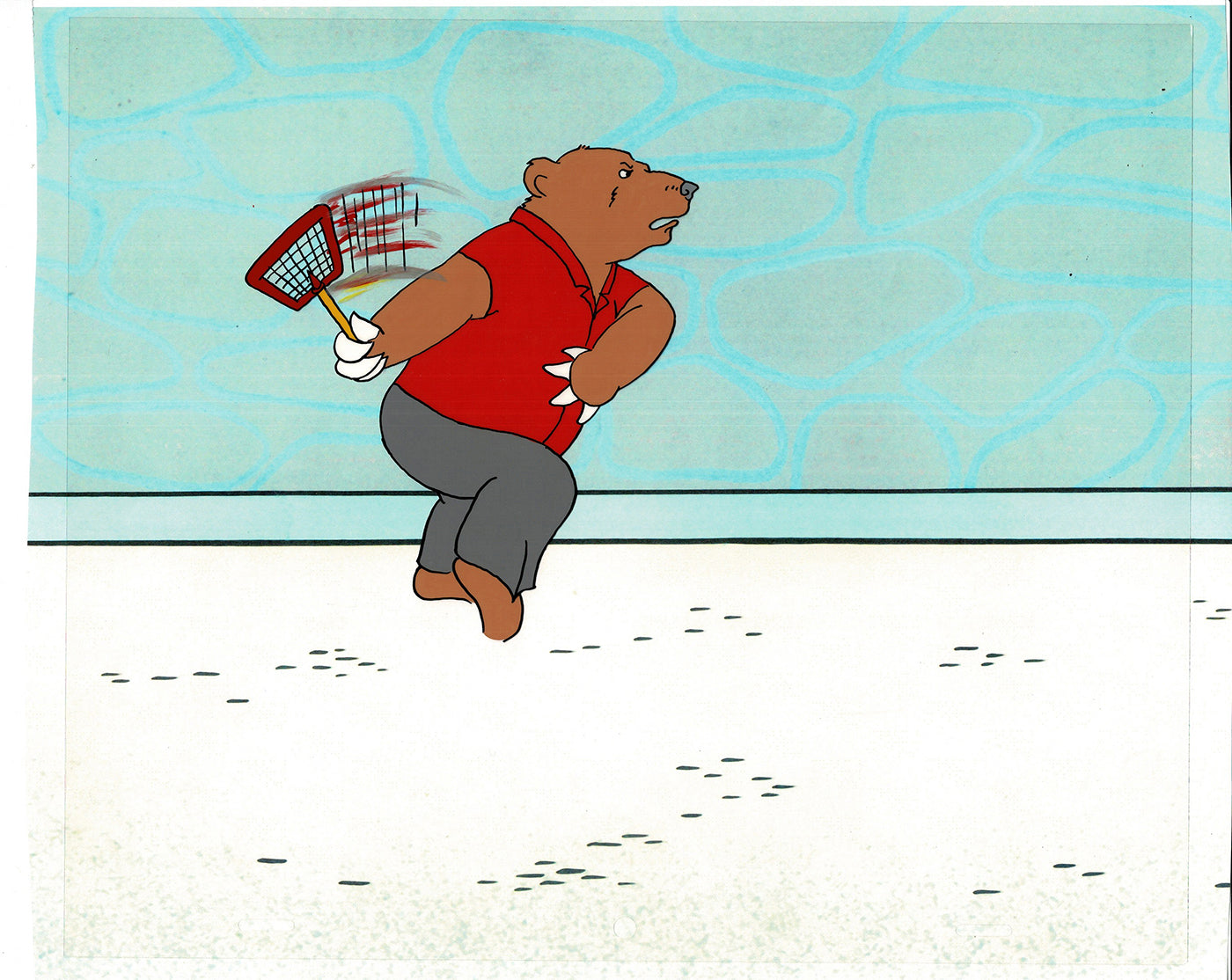 Bear and the Fly Cel and Drawing Production Animation Book by Paula Winter Cartoon by Daniel Ivanick 1985 B-15