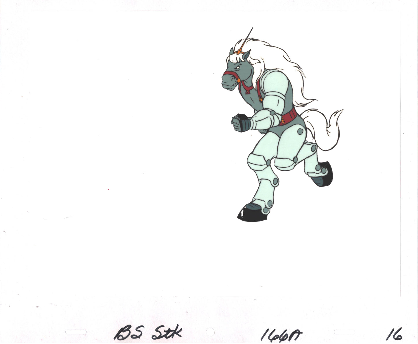 Bravestarr Animation Cartoon Production Cel Used Onscreen from Filmation 1987-8 A-16