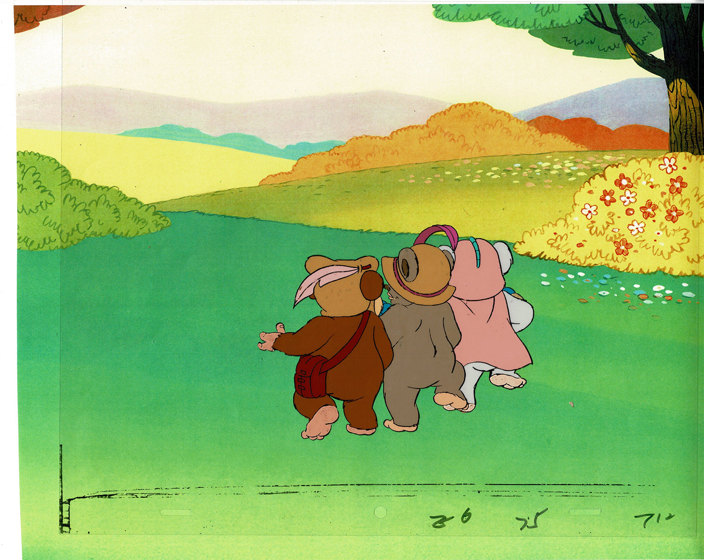 Star Wars: Ewoks Original Production Animation Cel (s) from Lucasfilm F-17