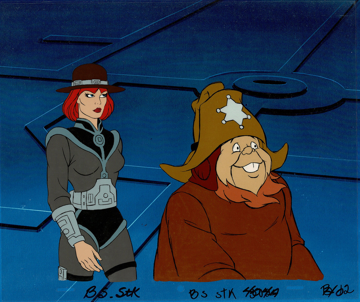 Bravestarr Animation Cartoon Production Cel n Draw Filmation 1987-8 J-17