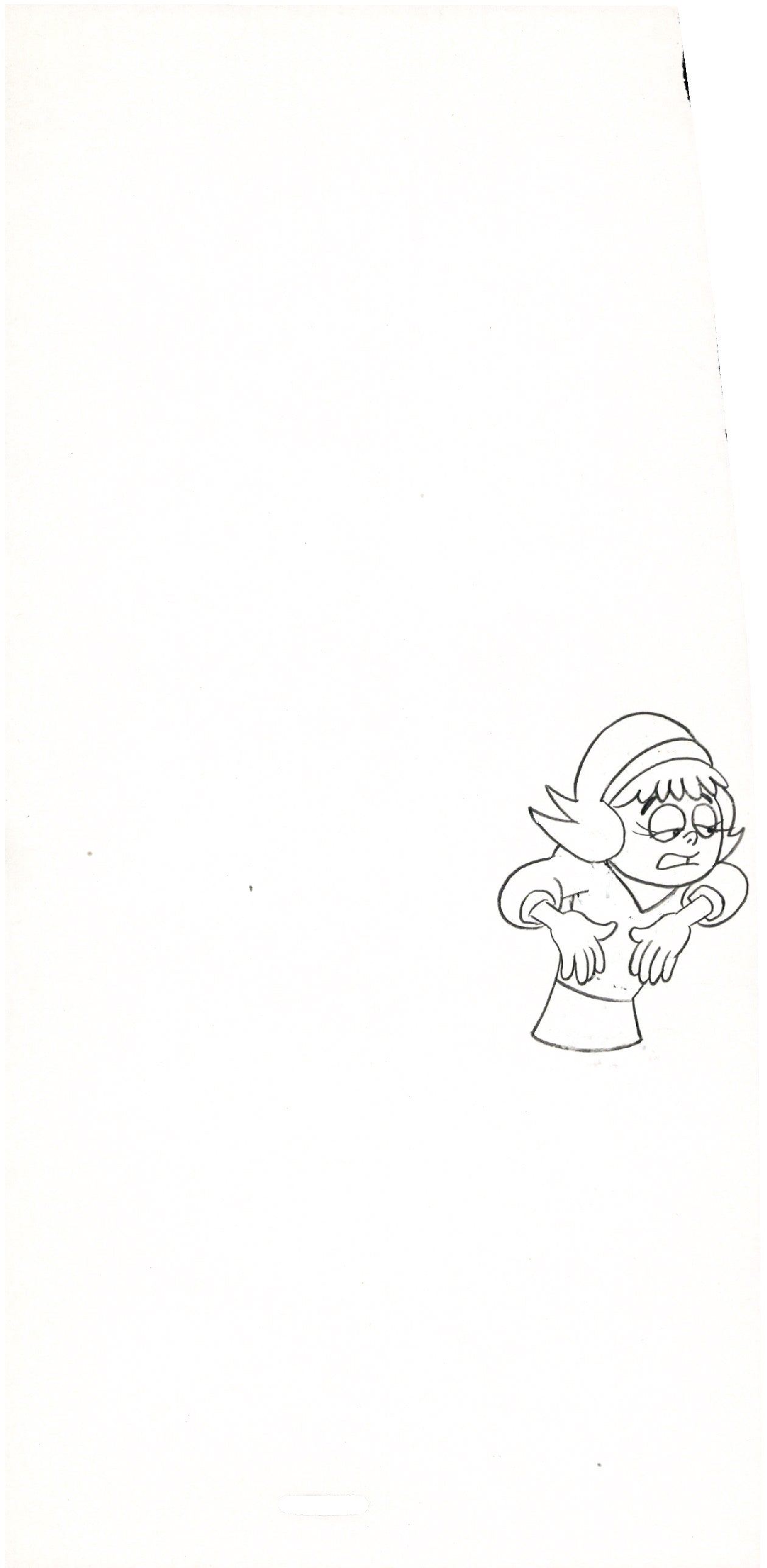 A Pup Named Scooby Doo Hanna Barbera 1988-91 Production Animation Cel Drawing Fragment A19