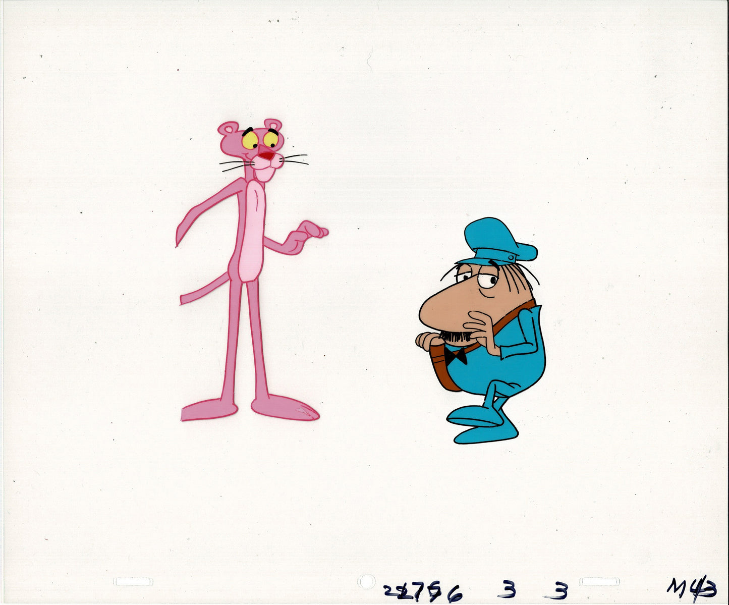 Pink Panther and The Little Man Production Cels and Drawings 1970's DePatie Freleng 2176-1