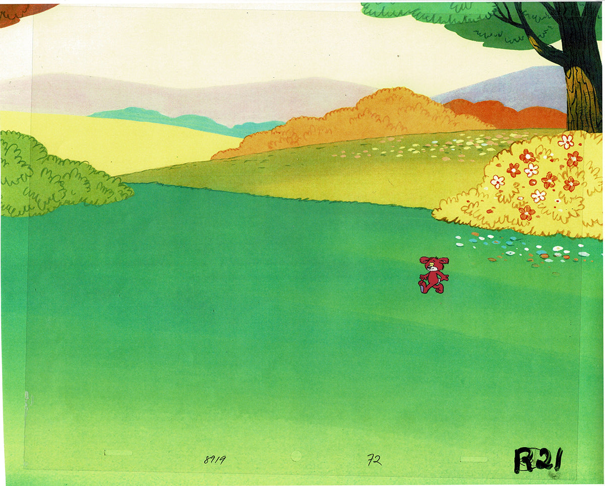 Smurfs Smoogle Original Production Animation Cel Hanna Barbera 1980s Z-21