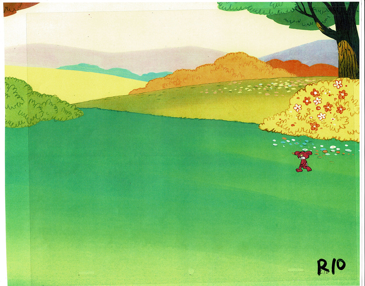 Smurfs Smoogle Original Production Animation Cel Hanna Barbera 1980s Z-23