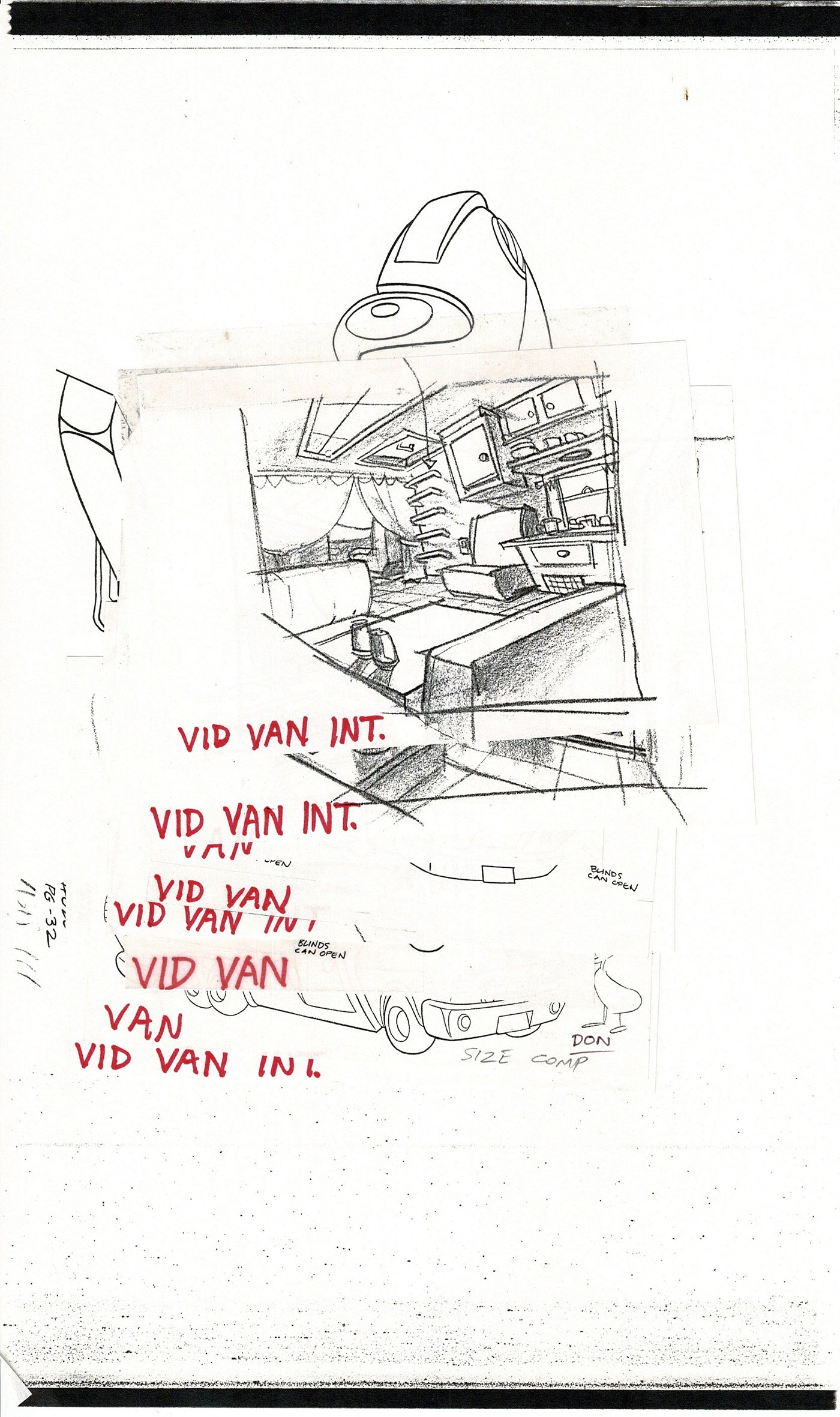 Ducktales Disney TV Production Model Copy Flipper from Animator Wendell Washer's Estate 1989 25