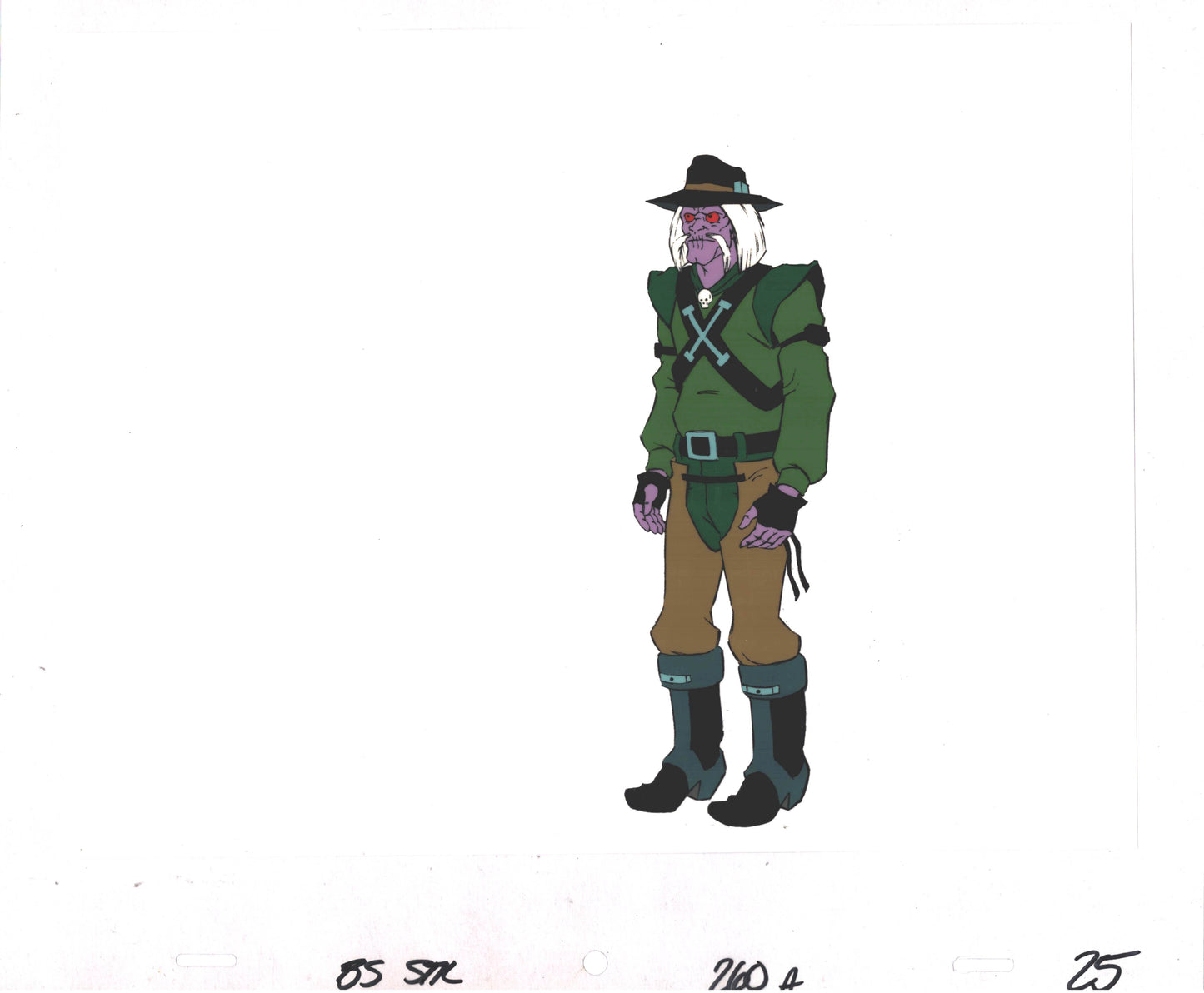 Bravestarr Animation Cartoon Production Cel Used Onscreen from Filmation 1987-8 A-25