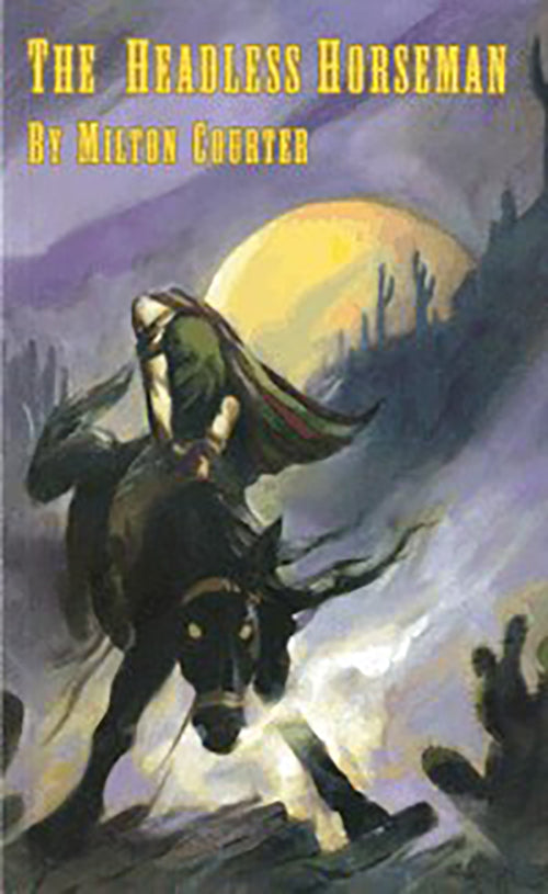 Mike Hoffman Signed Original Book Cover Oil Painting for The Headless Horseman by Milton Courter 2010