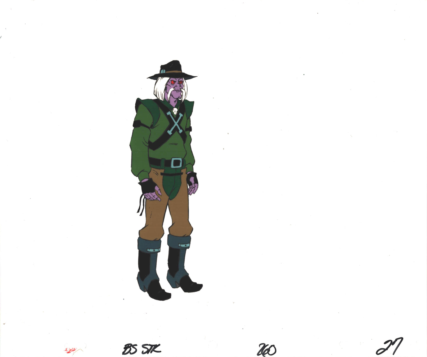 Bravestarr Animation Cartoon Production Cel Used Onscreen from Filmation 1987-8 E-27