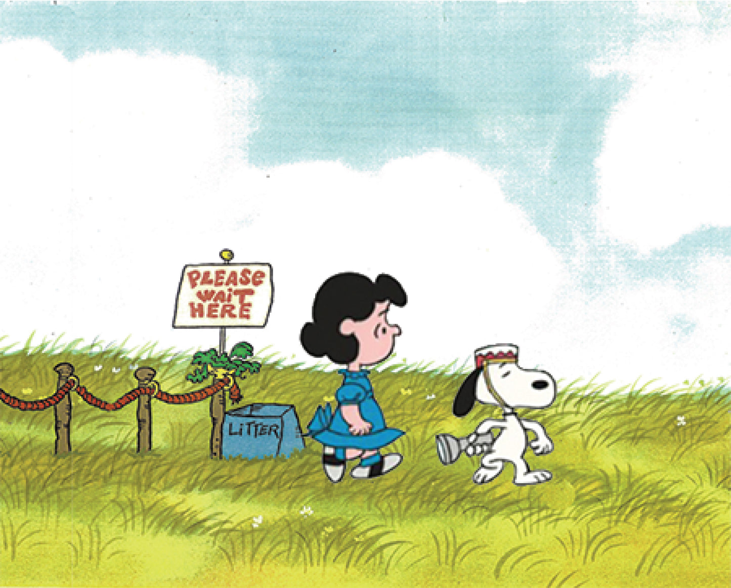 PEANUTS Be My Valentine Charlie Brown Snoopy and Lucy Production Animation Cel from 1975 Charles Schulz Melendez Studio-Direct K01