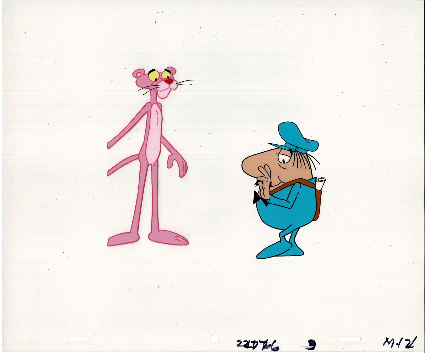 Pink Panther and The Little Man Production Cels and Drawings 1970's DePatie Freleng 2176-2