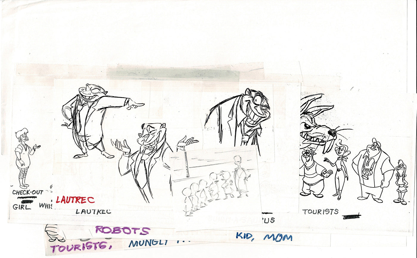 Ducktales Disney TV Production Model Copy Flipper from Animator Wendell Washer's Estate 1989 30