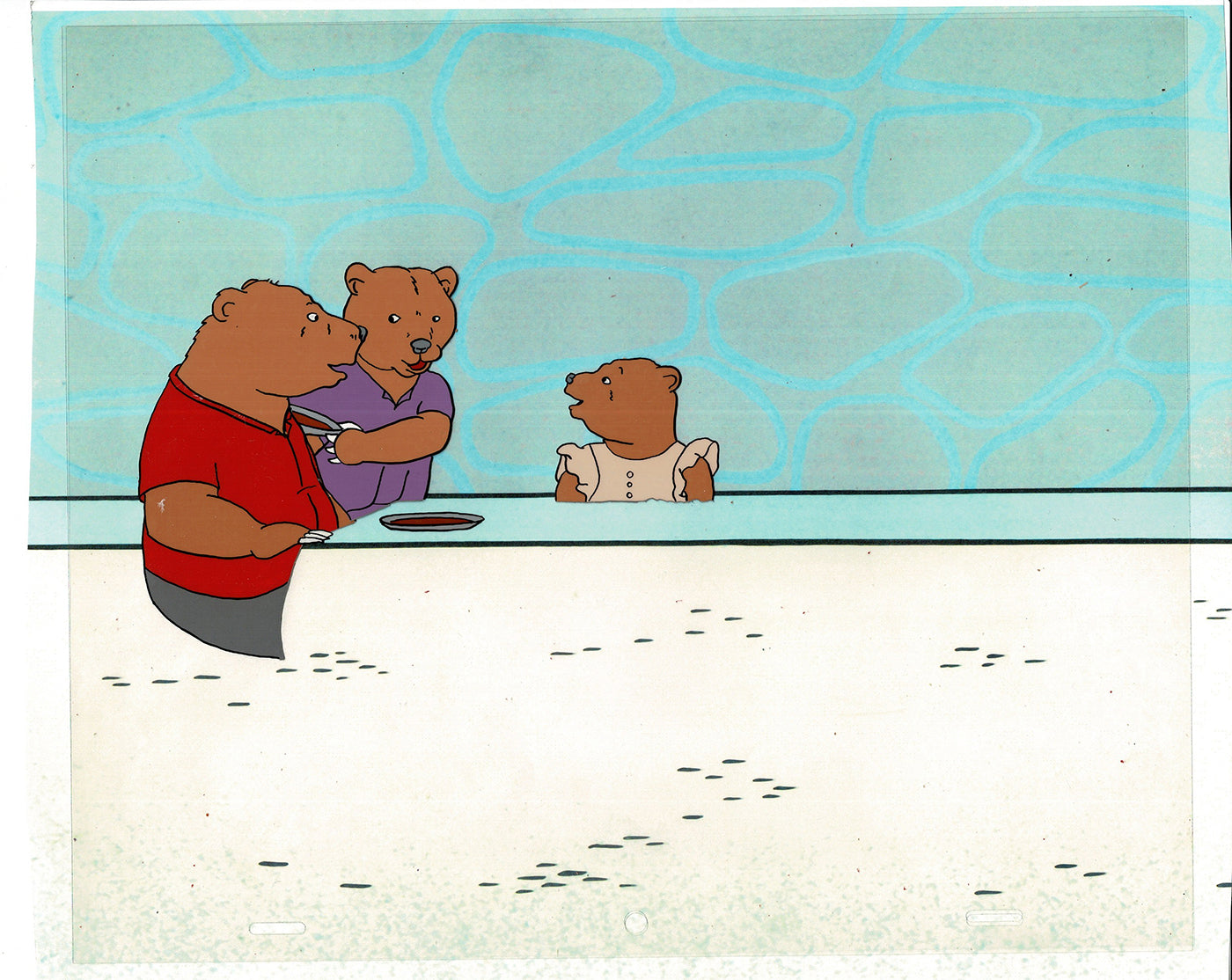 Bear and the Fly Cel and Drawing Production Animation Book by Paula Winter Cartoon by Daniel Ivanick 1985 B-34