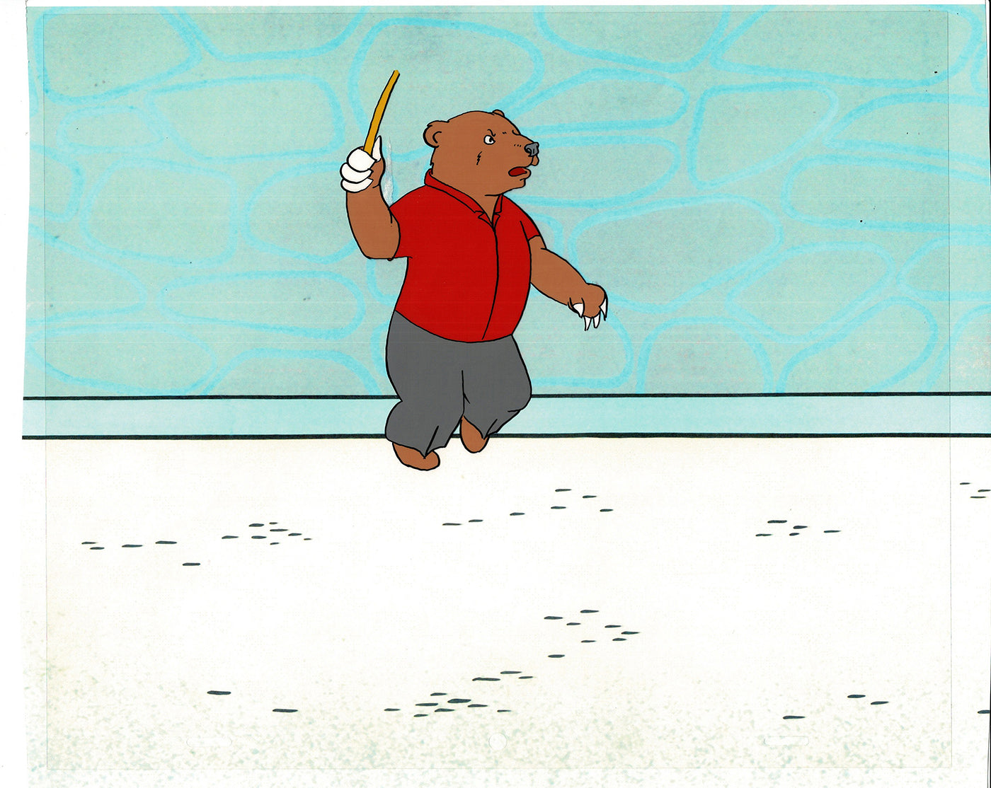 Bear and the Fly Cel and Drawing Production Animation Book by Paula Winter Cartoon by Daniel Ivanick 1985 B-37