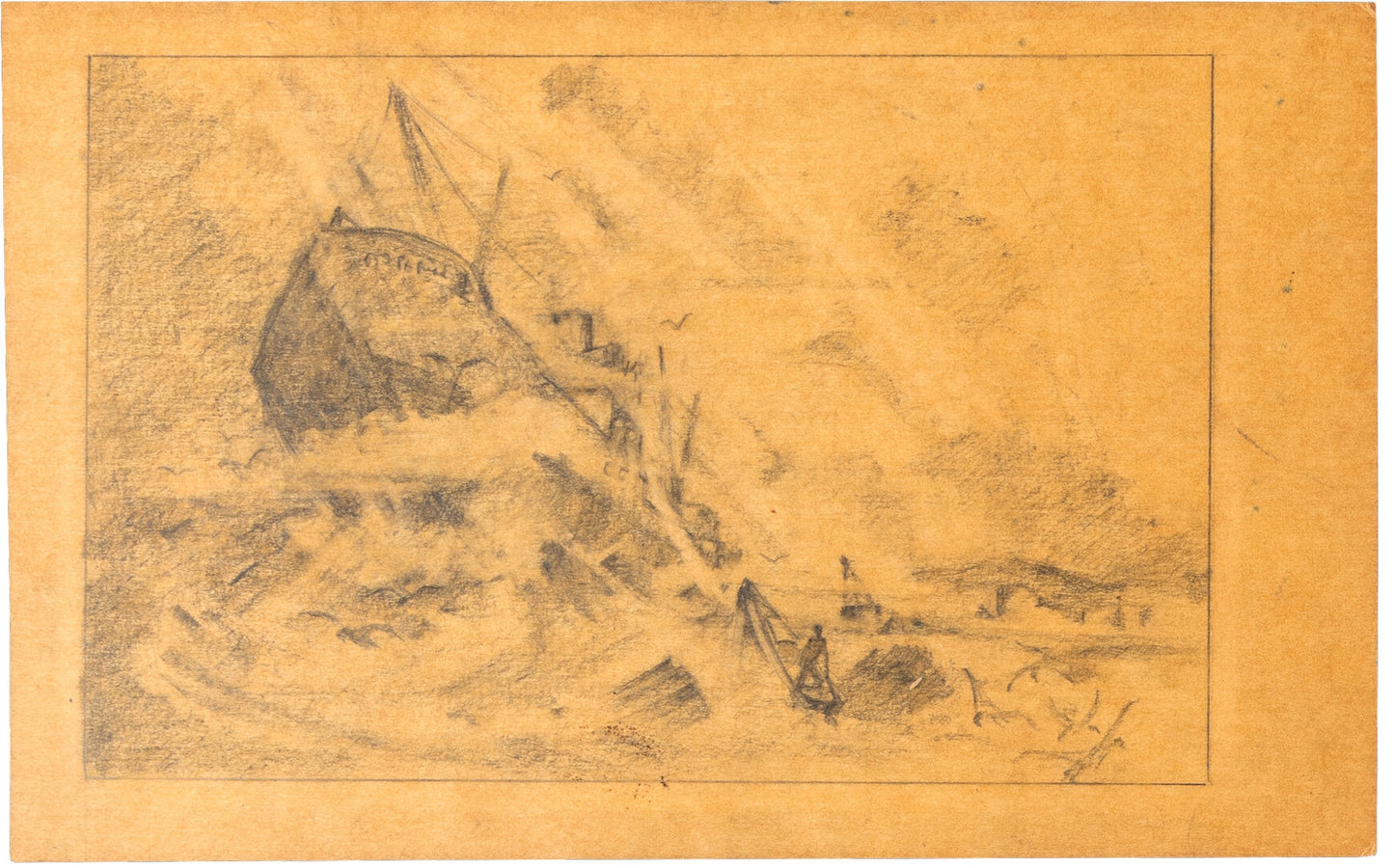 Disney Legend Walt Peregoy Animator Original Drawing Art One of a Kind 3