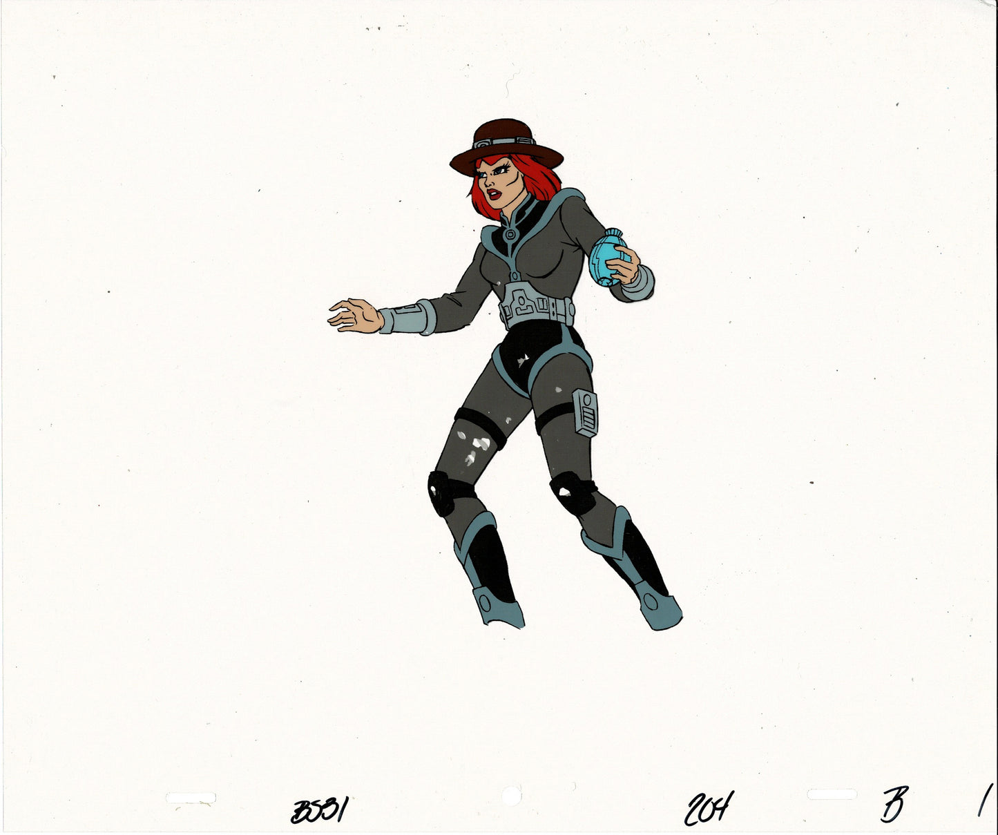 Bravestarr Animation Cartoon Production Cel n Draw Filmation 1987-8 H-03