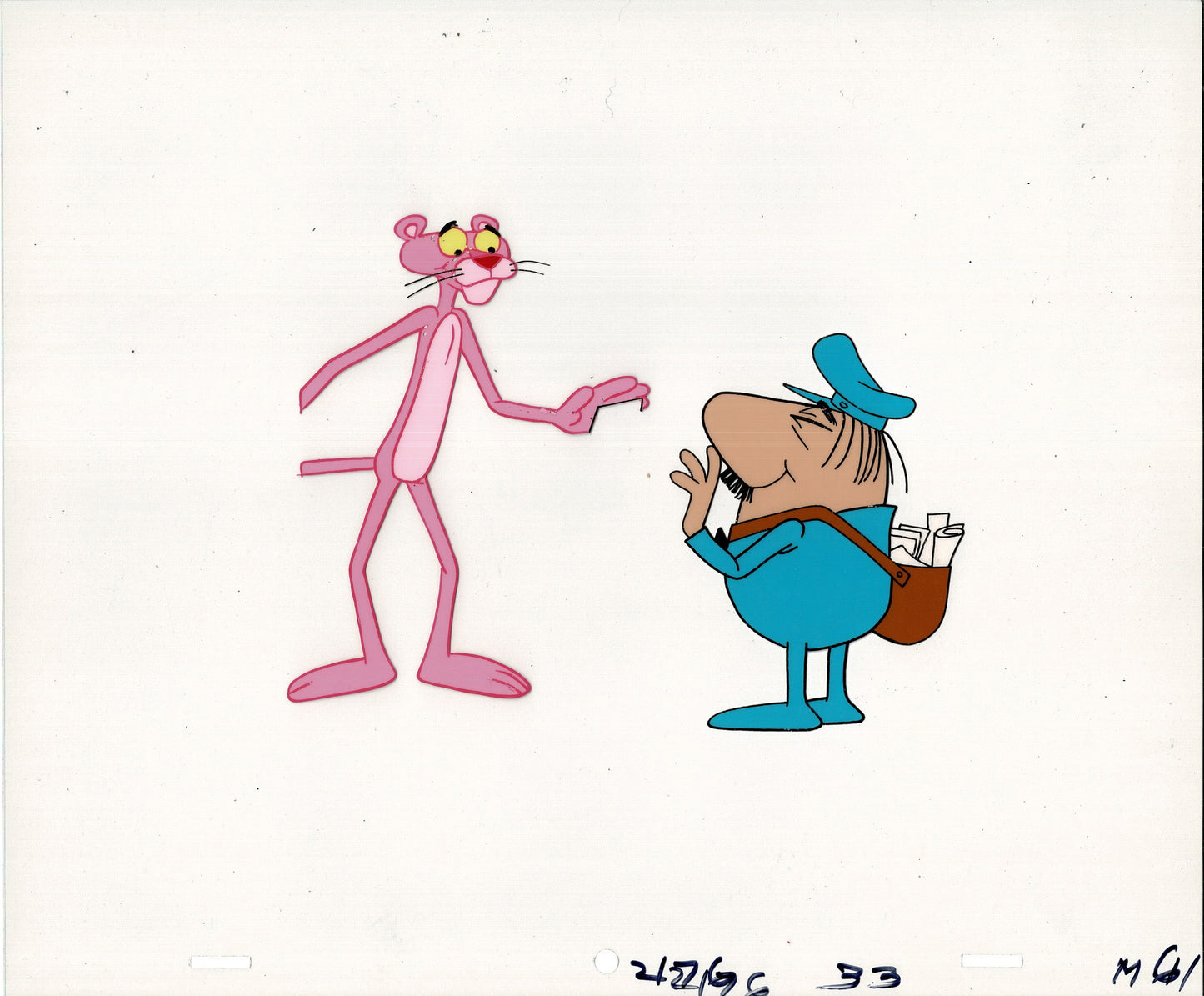 Pink Panther and The Little Man Production Cels and Drawings 1970's DePatie Freleng 2176-3