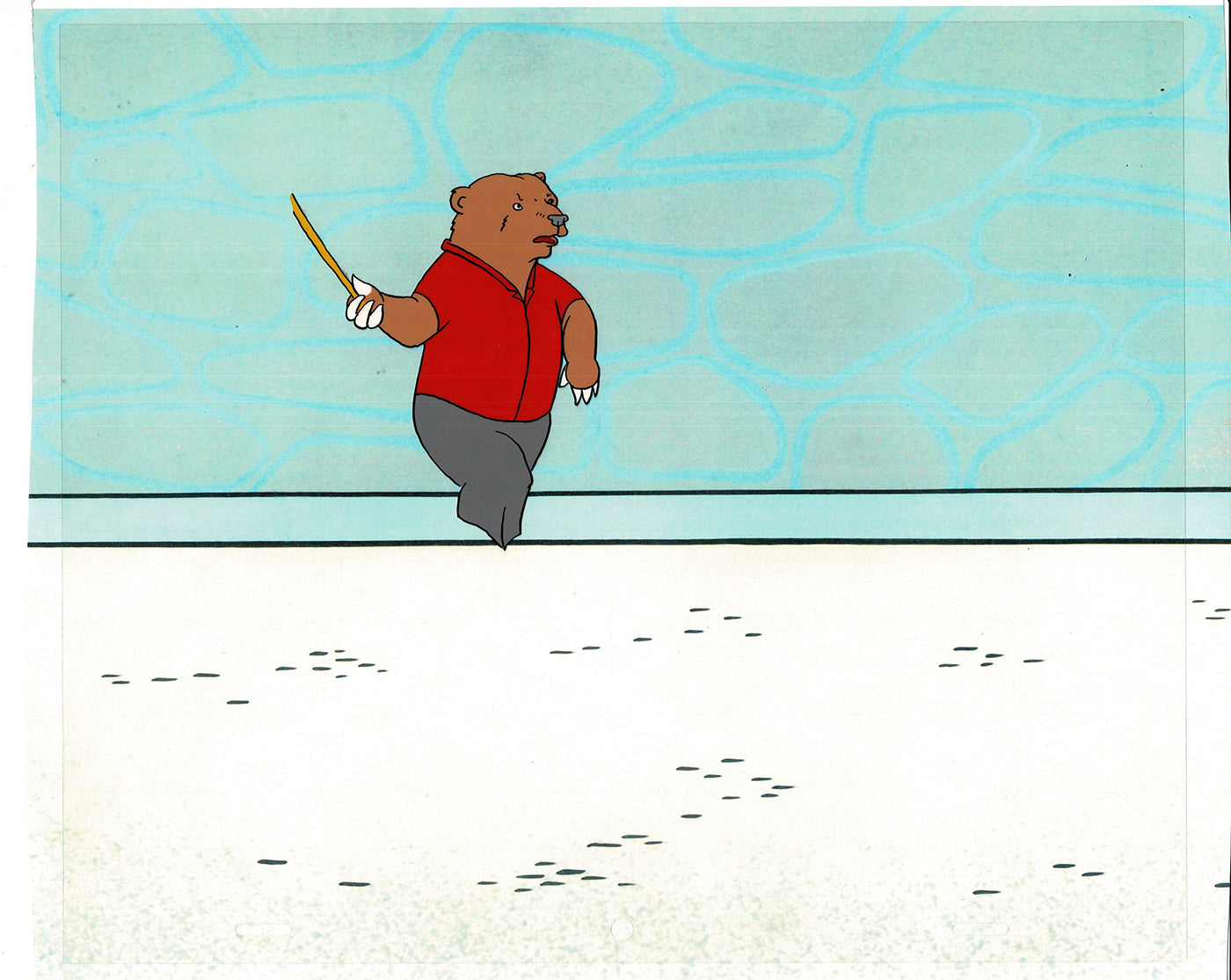 Bear and the Fly Cel and Drawing Production Animation Book by Paula Winter Cartoon by Daniel Ivanick 1985 B-40
