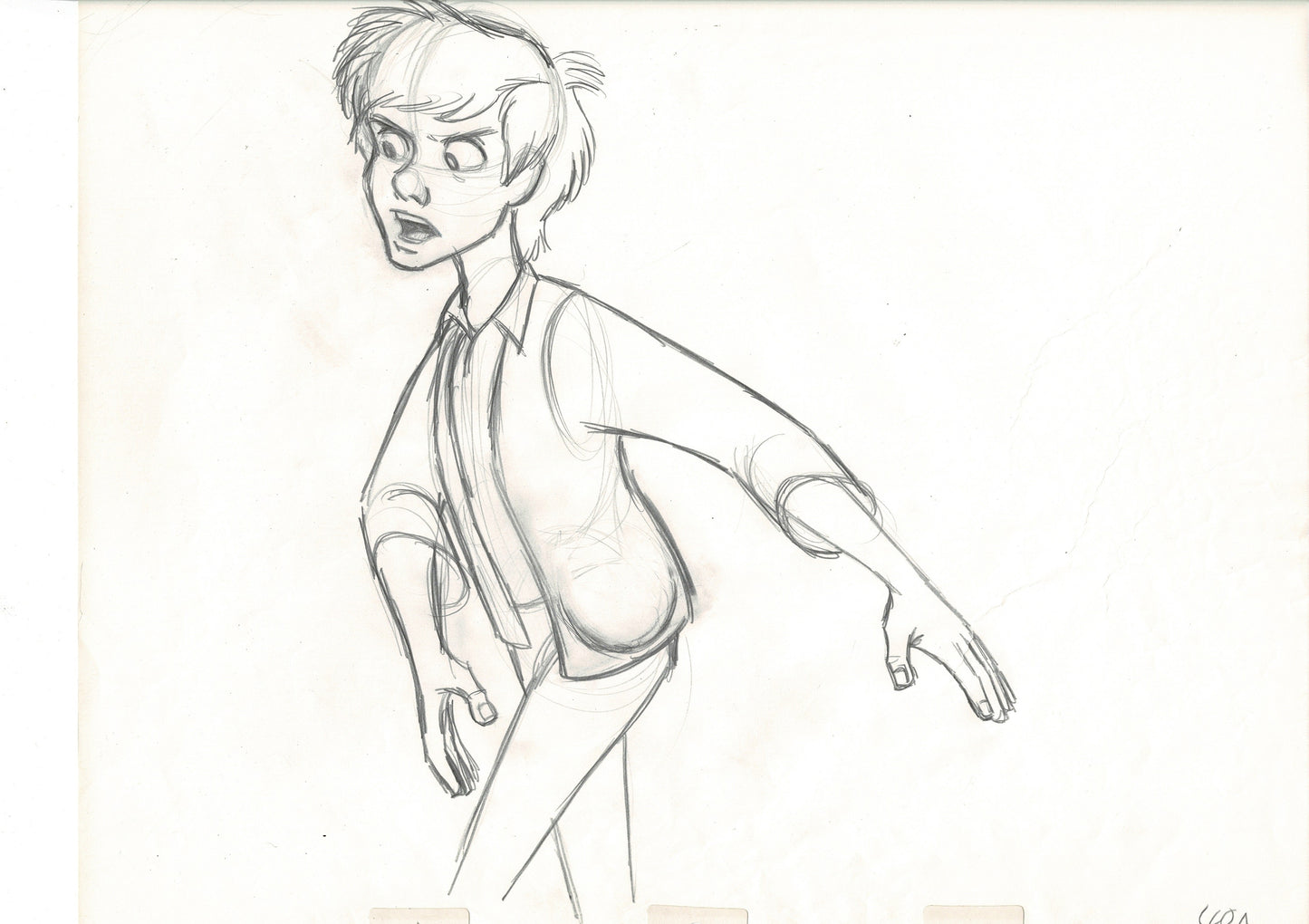 The Black Cauldron 1985 TARAN Walt Disney HUGE Original Production Animation Drawing A40a