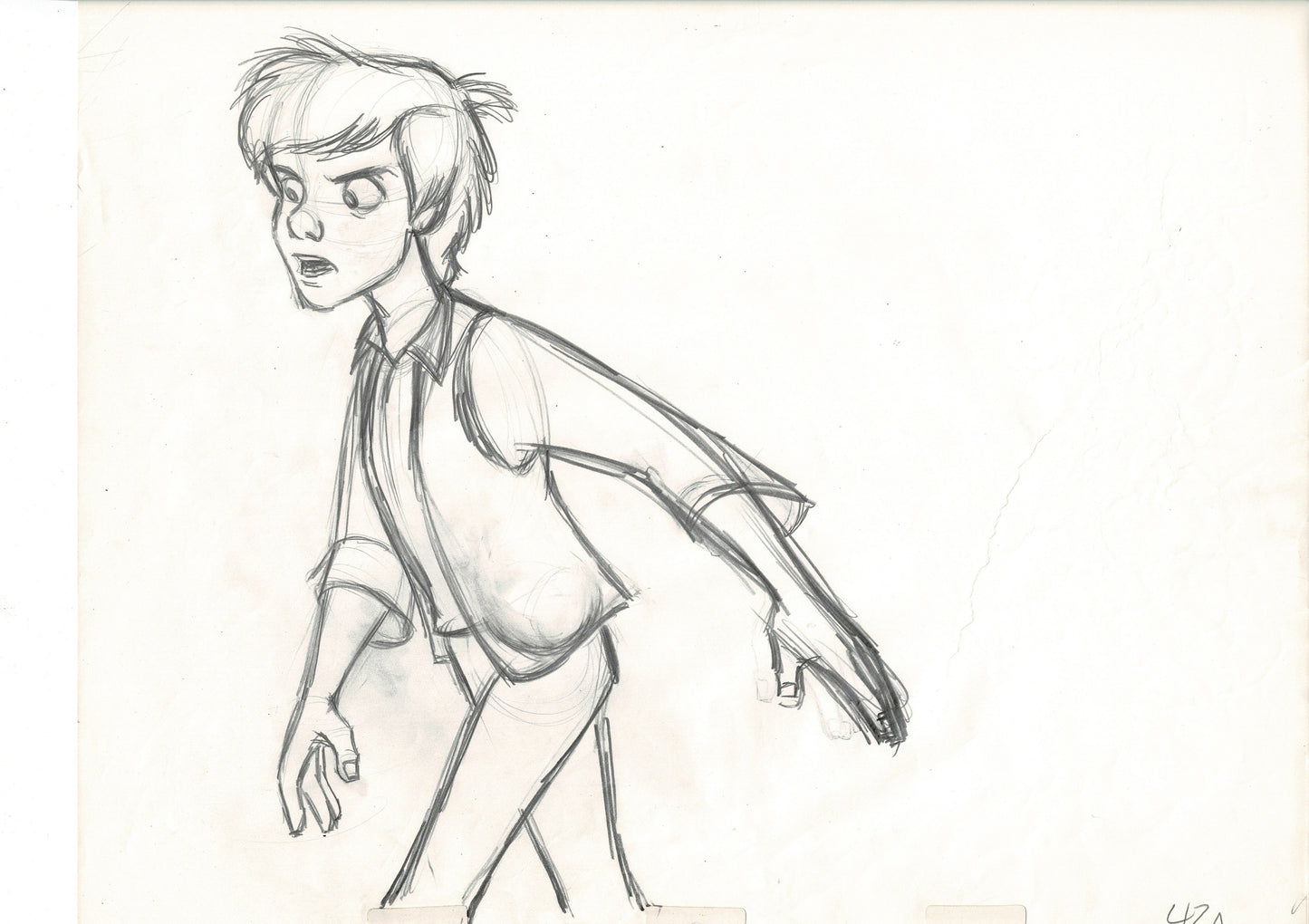 The Black Cauldron 1985 TARAN Walt Disney HUGE Original Production Animation Drawing A42a