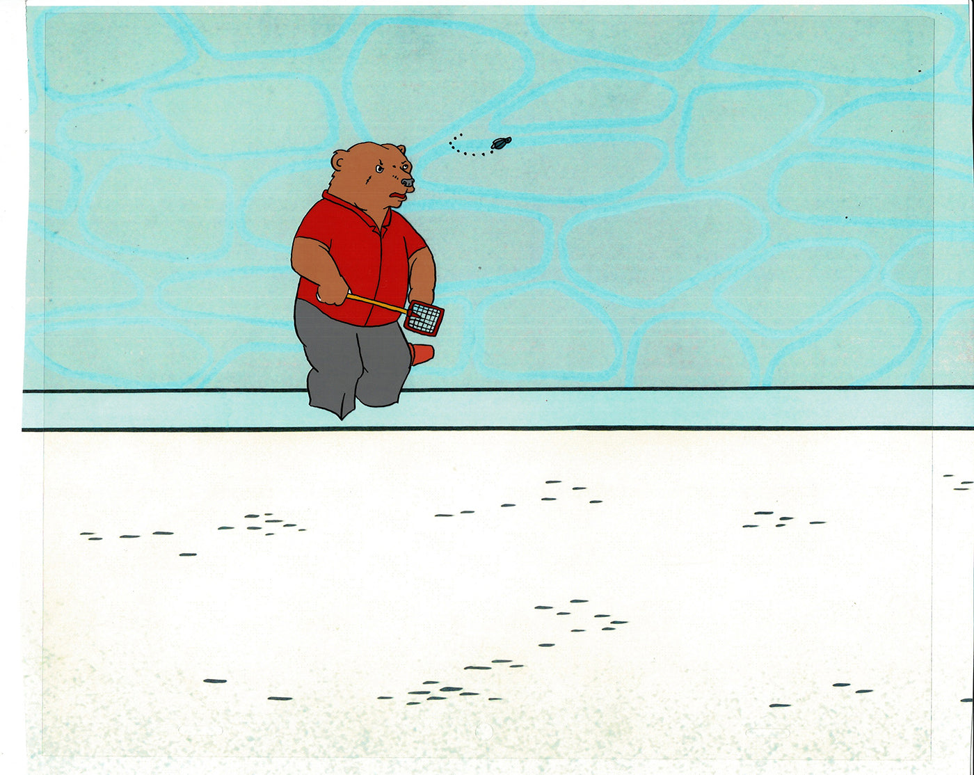 Bear and the Fly Cel and Drawing Production Animation Book by Paula Winter Cartoon by Daniel Ivanick 1985 B-43