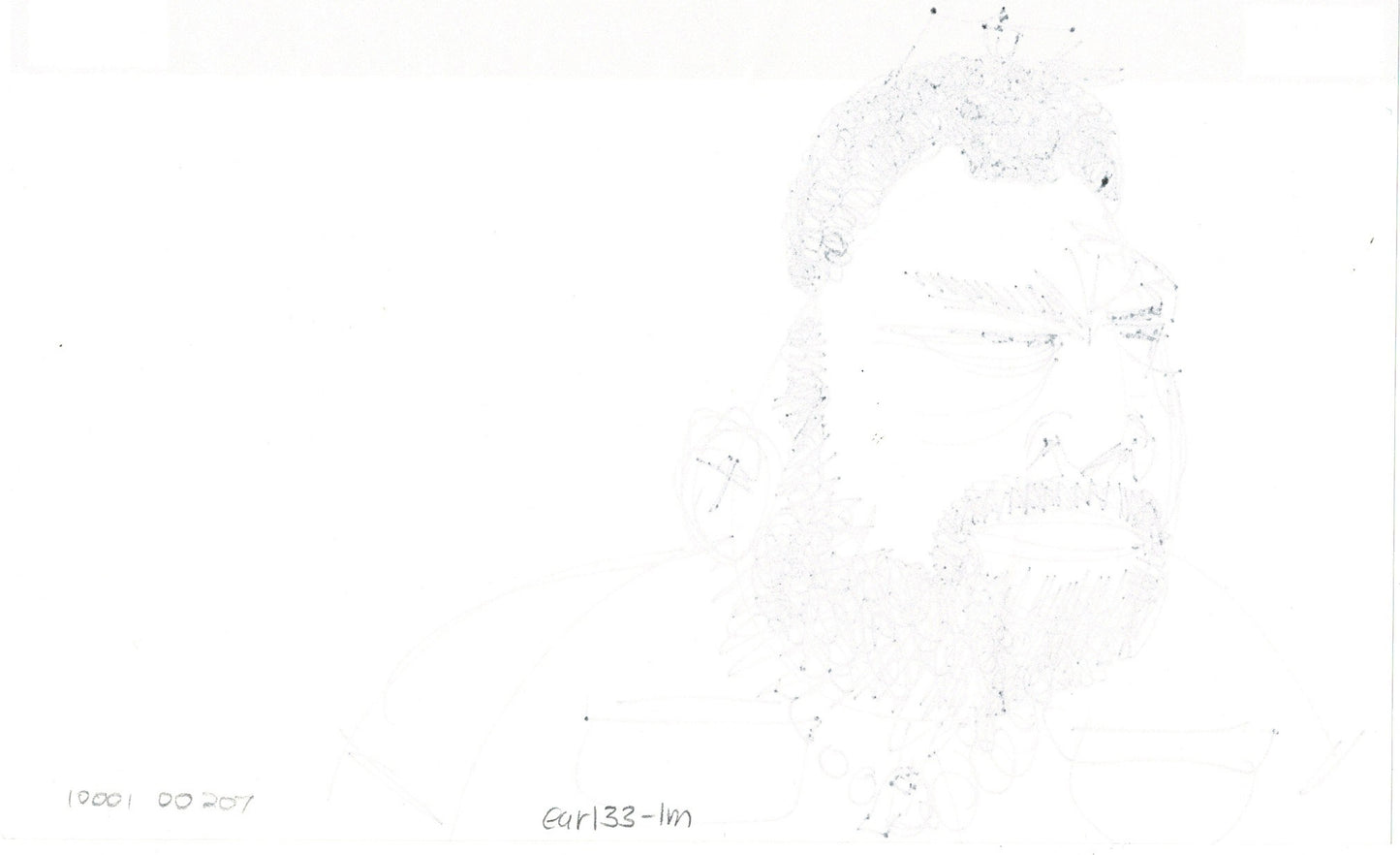 Cloudy with a Chance of Meatballs Production Character Drawing Earl 2009 3