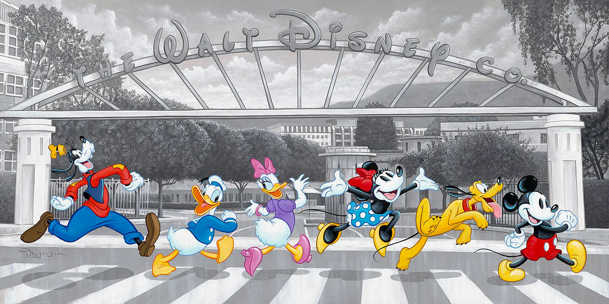 Mickey Mouse Walt Disney Fine Art Tim Rogerson Signed Limited