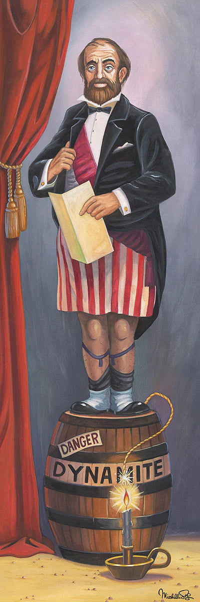 Haunted Mansion Walt Disney Fine Art Michelle St. Laurent Signed Limited Edition of 95 Print on Canvas - The Ambassador - REGULAR ED