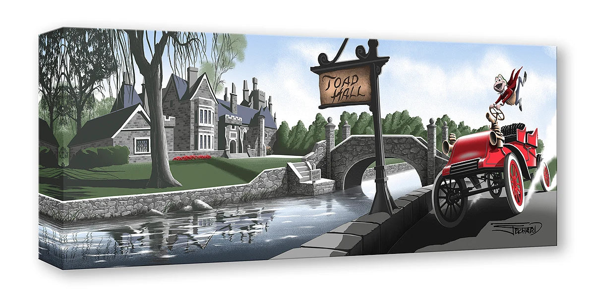 Legend of Sleepy Hollow Walt Disney Fine Art JC Richard Limited Edition of 1500 Treasures on Canvas Print TOC - Toad Hall Full Speed Ahead