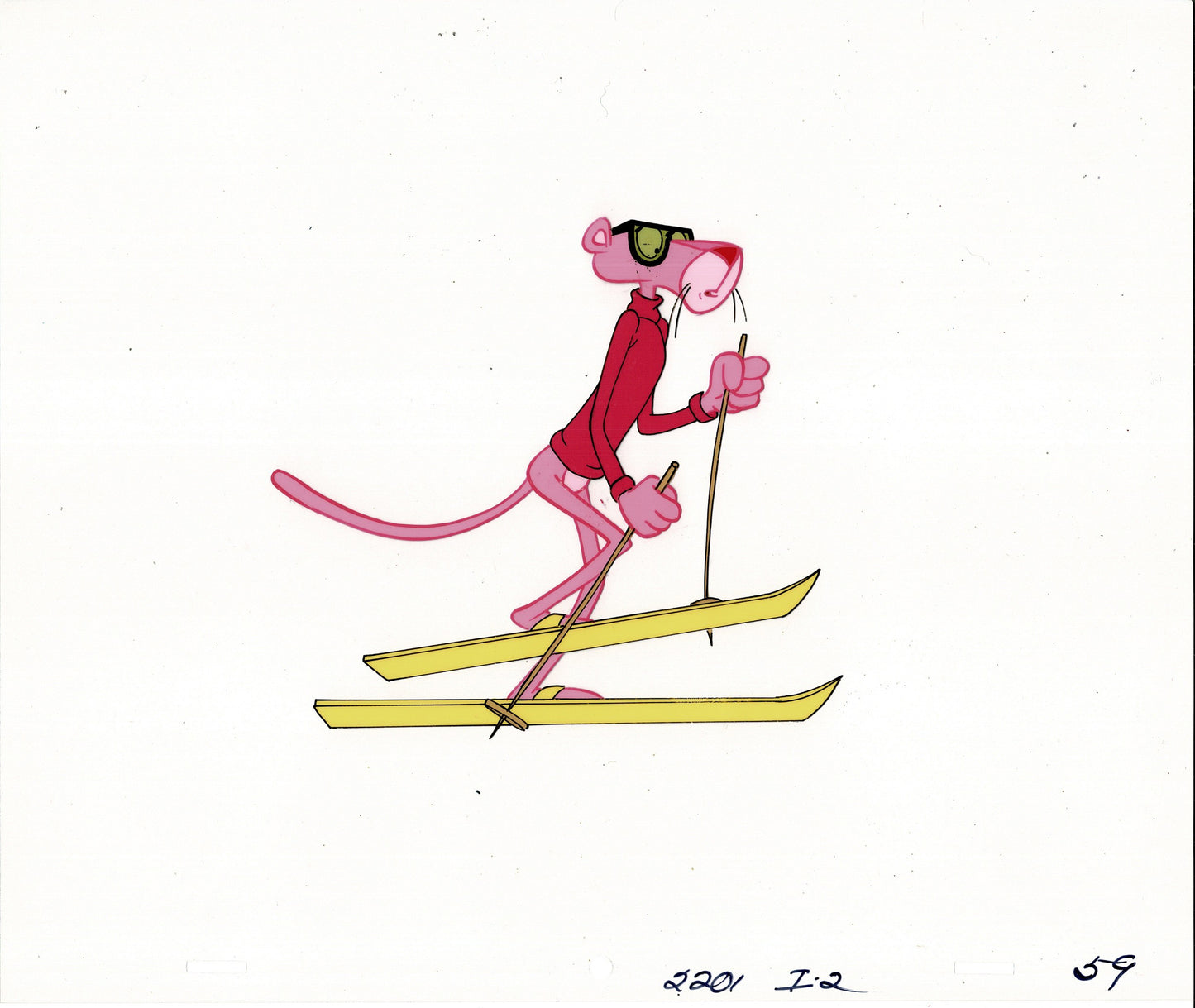 Pink Panther Olym-Pinks Production Cel and Drawing 1980 DePatie Freleng 59