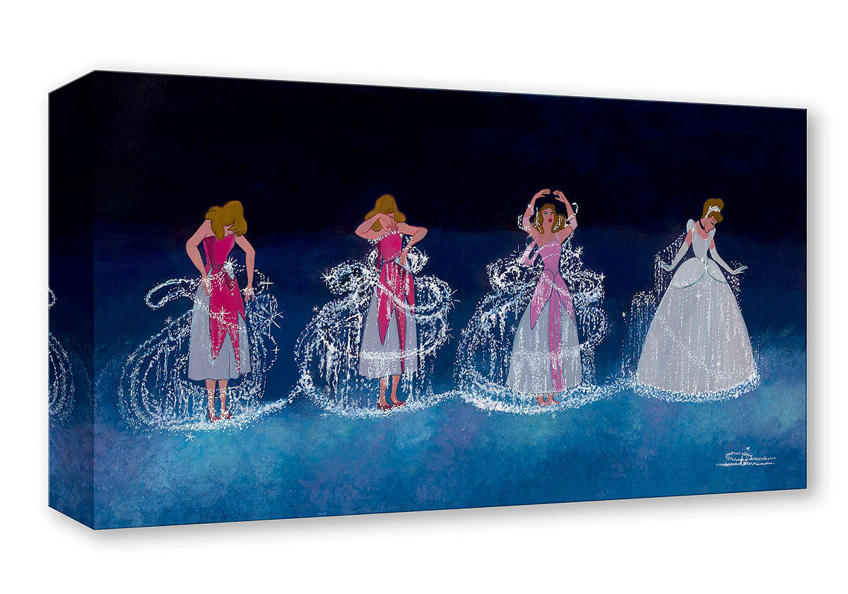 Cinderella Dress Walt Disney Fine Art Arienne Boley Limited Edition of 1500  TOC Treasures on Canvas Print Bibbidi Bobbidi Boo!