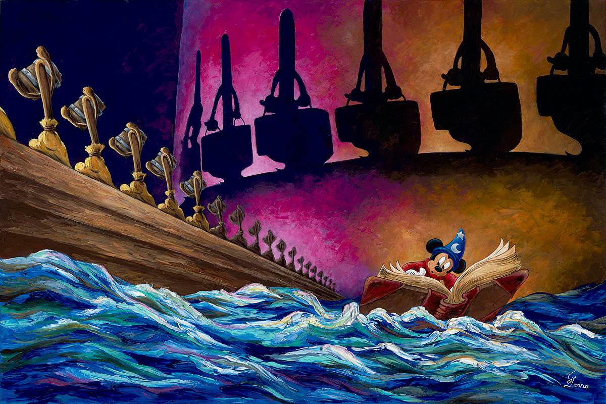 Mickey Mouse Sorcerers Apprentice Walt Disney Fine Art Jennifer
