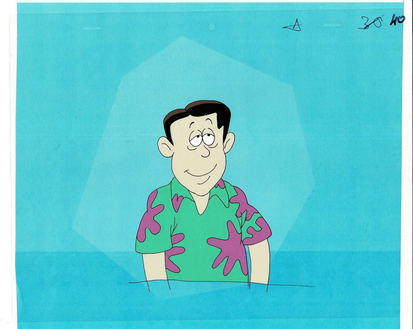 First Hawaiian Bank Commercial Production Animation Cel 2000s AB-6
