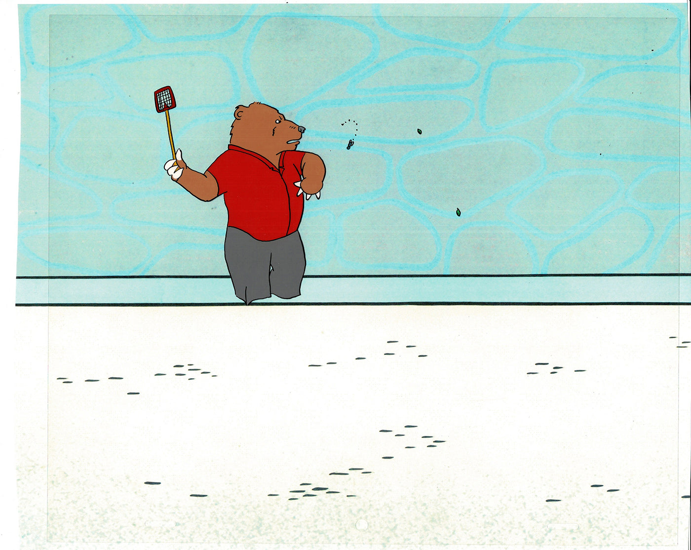 Bear and the Fly Cel and Drawing Production Animation Book by Paula Winter Cartoon by Daniel Ivanick 1985 A-06
