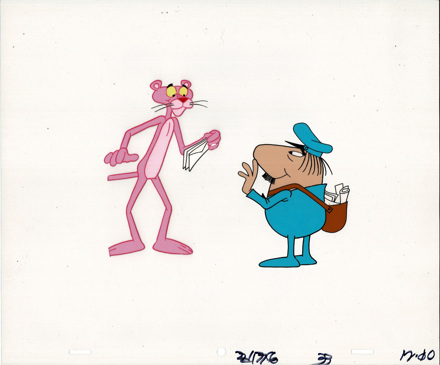 Pink Panther and The Little Man Production Cels and Drawing 1970's DePatie Freleng 2176-10