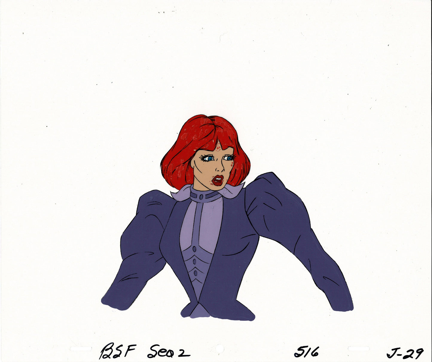 Bravestarr Animation Cartoon Production Cel n Draw Filmation 1987-8 H-06