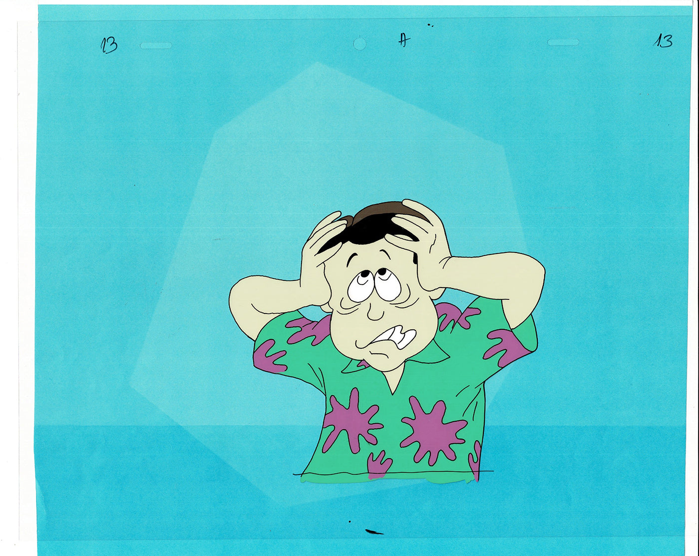 First Hawaiian Bank Commercial Production Animation Cel 2000s AB-7