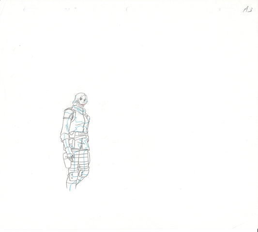G.I. Joe Resolute Scarlett Production Animation Cel Drawing 2009 C-01