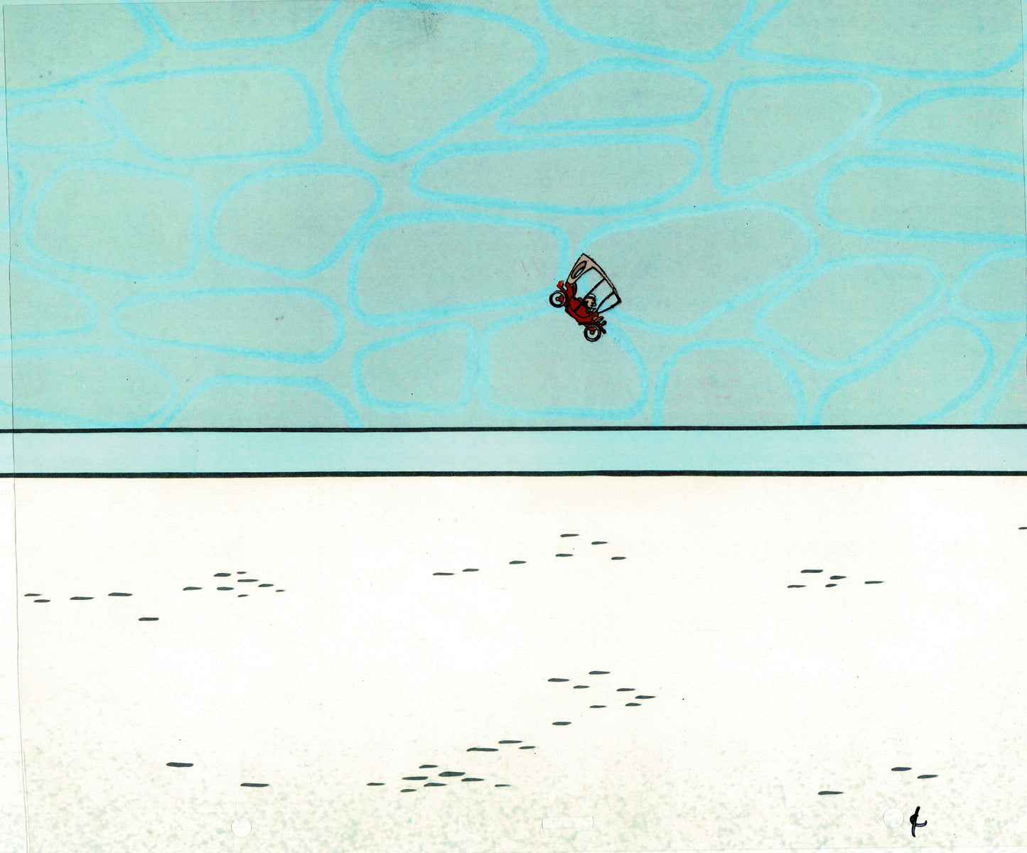 Mr Magoo Original Cartoon Production Animation Art Cel 1977 DePatie-Freleng Collectible Used On Screen s9